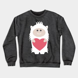 Little Yeti, Big Heart Crewneck Sweatshirt